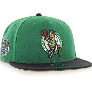 Boston Celtics snapback flat bill hat cap nwt